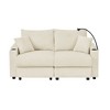 NicBex Couches for Living Room Accent Chair Sofa with Storage Armrest, Comfy Corduroy Upholstered Sofa Couch with Cup Holders and a Phone Holder - 4 of 4