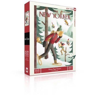 Winter Page-Turners 500 Piece Nature Christmas Puzzle
