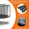 Trampoline with Safety Enclosure Net, Outdoor Trampoline with Heavy Duty Jumping Mat and Spring Cover Padding for Kids and Adults - 4 of 4