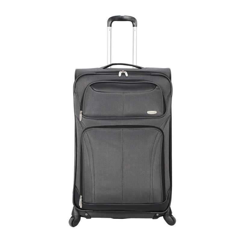 Skyline Softside Carry On Spinner Suitcase - Gray, 1 of 10