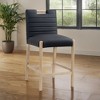 Meridian Furniture,Aimee Black Vegan Leather Counter Stool - 2 of 4