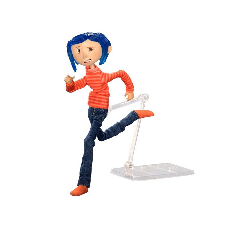 Coraline - Articulated Figure (plastic armature) - Coraline in Striped Shirt and Jeans, 3 of 6