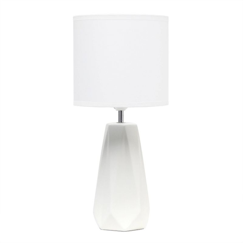 Ceramic Prism Table Lamp Off-White - Simple Designs, 1 of 10