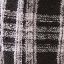 black ivory plaid