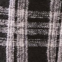 black ivory plaid