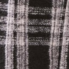 black ivory plaid