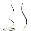 Brightech Allure Modern Dimmable Integrated LED Floor Lamp Matte Black : 38" Spiral, 3-Year Warranty, UL Listed - 2 of 4