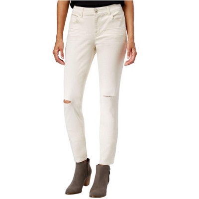 Style & Co. Womens Ripped Skinny Stretch Jeans
