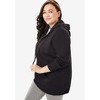 Woman Within Better Fleece Zip-Front Hoodie - 4 of 4