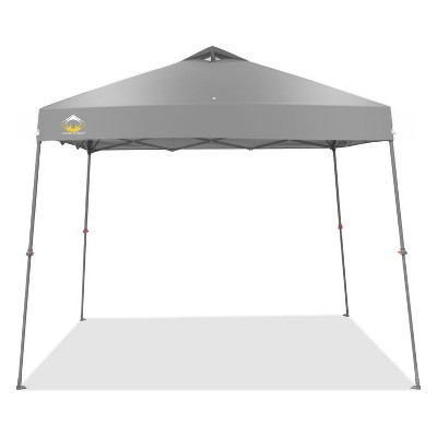 9x9 Pop Up Canopy Tent with Roller Bag – Slant Leg Outdoor Shade for Events & Camping