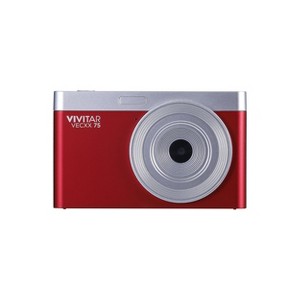 Vivitar 2.1MP Optical View Finder SnapShot Digital Camera - Red - 1 of 4