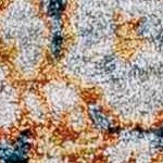 rust, teal, medium gray