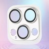 Unique Bargains Camera Protector 5H Glossy Camera Protector for IPhone16 Pro Max Glass Silver Tone 1Pcs - 4 of 4