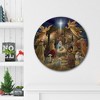 Nativity Circular Wood Dècor - 2 of 2