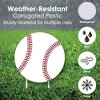 Big Dot of Happiness Batter Up - Baseball - Yard Sign & Outdoor Lawn Decorations - Baby Shower or Birthday Party Yard Signs - Set of 8 - 3 of 4