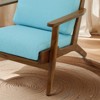 FONTOI Accent Chairs, Recliner Chair with Angled Back, Lounge Chair with Fixed Arm for Home Office, Blue, 29.9"*31.9"*33.5" - 4 of 4