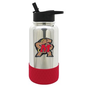 NCAA Maryland Terrapins 32oz Chrome Thirst Hydration Water Bottle - 1 of 3