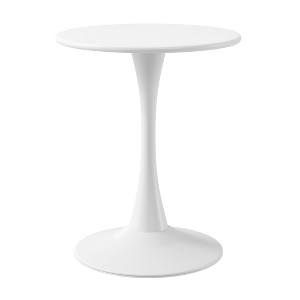 WestinTrends Playa 23.5" Round Outdoor Indoor Metal Cocktail Dining Table - 1 of 4