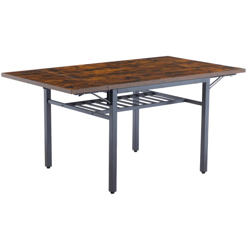 Farmhouse Folding Dining Table For Dining Room, Living Room - ModernLuxe, 5 of 9