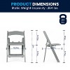 Flash Furniture 10 Pk. Kids Resin Folding Chair with Vinyl Padded Seat - 3 of 4