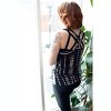 Bamboobies Easy Access Nursing Tank Top, Maternity Clothes for Breastfeeding, Shibori, X-Large - 2 of 4