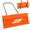 Walensee 30in Snow Shovel with Wheels, Heavy Duty Push Plow for Driveway - 3 of 4