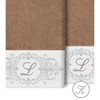 Set of 2 Monogrammed Towels  - Linum Home Textiles - image 2 of 2