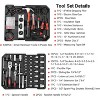 Home Tool Set Kit, 800-Piece Professional Auto Repair Tool Kit with Rolling Tool Box, General Household Mechanic Tool Sets with Aluminum Trolley Case - 2 of 4