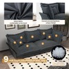Kumasinova Modern Cloud Couches for Living Room, Upholstered Loveseat Sofa Bed with Multiple Large Soft Pillows, Convertible Sleeper Sofa - 4 of 4