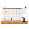 Academic Year Recycled Desk Pad Calendar, Illustrated Seasons Artwork, 22 x 17, Black Binding, 12-Month (July-June):2024-2025 - 4 of 4