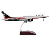 Boeing 757-200F Commercial Aircraft White & Black w/Red Stripes "Gemini 200" Series 1/200 Diecast Model Airplane by GeminiJets - 3 of 3