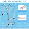 2/3/4/5 Step Inground Pool Ladder – 304 Stainless Steel Swimming Pool Steps with Non-Slip Treads, Heavy-Duty Ladde - 4 of 4