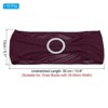Unique Bargains Polyester Wedding Decoration Stretch Chair Sashes Bows 10 Pcs - 2 of 4