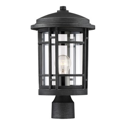 Designers Fountain Barrister 1 - Light Lantern in  Weathered Pewter