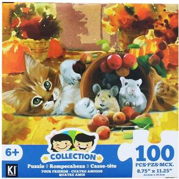 CroJack Capital Inc. Cat and Mice 100 Piece Juvenile Collection Jigsaw Puzzle