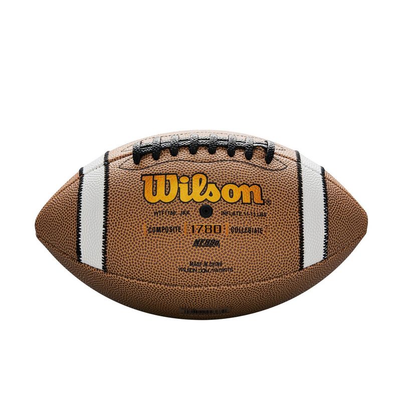 Wilson GST Competition Official Size Football - Brown, 3 of 8