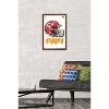 Trends International NFL Kansas City Chiefs - Drip Helmet 20 Framed Wall Poster Prints - 2 of 4