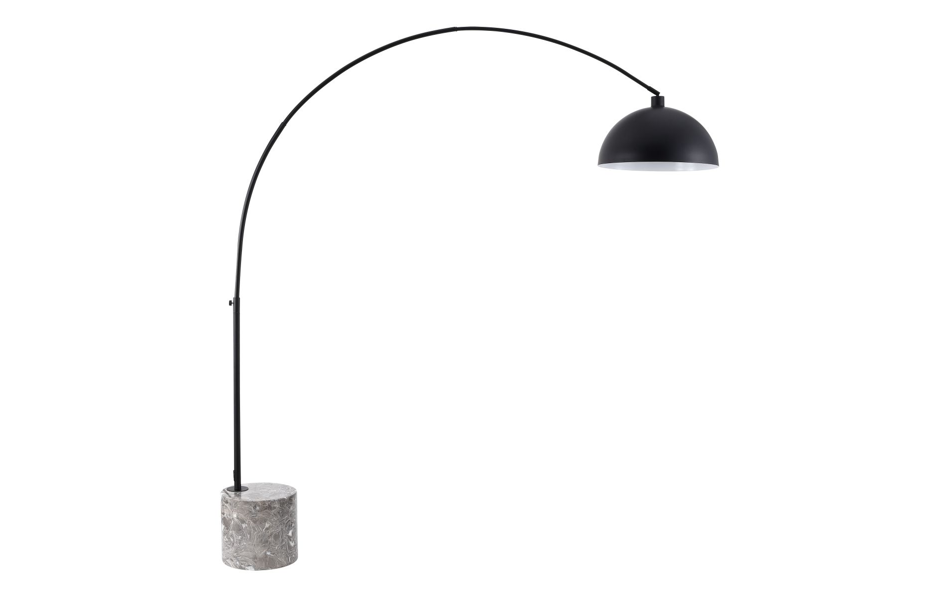 Rosabellina 76" Marble Base Floor Lamp - CTL1105 - Black/Grey - Safavieh Couture