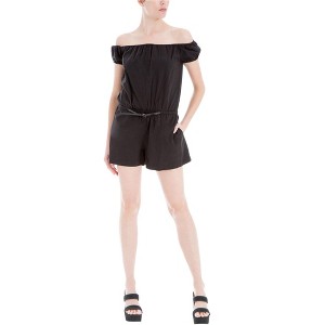 Max Studio London Womens Belted Romper Jumpsuit - 1 of 1