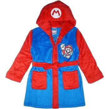Super Mario Bros. Boys Costume Plush Fleece Robe