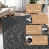 Washable Area Rug Baby Room Contemporary Boho Non-Slip Low Pile Stain-Resistant No-Shedding Easy-Clean Modern Dorm Home Office - 4 of 4