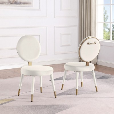 Modern Dining Chair Set of 2 Luxury Upholstered Side Chair for Dining Room, Kitchen, Restaurant-Morden Fort