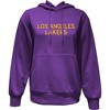 NBA Los Angeles Lakers Women's Long Sleeve Hooded Sweatshirt - M - 2 of 4