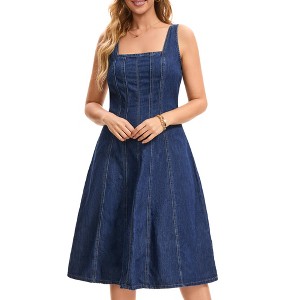 cute denim dress Sleeveless Light denim / Medium and more. TACSTRUN Women's Summer Denim Mini