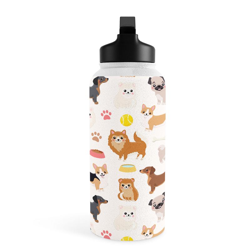 Avenie Dog Pattern Water Bottle - Society6, 2 of 5