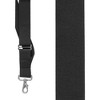 Suspender Store Men’s 1.5" Side-Clip Trigger Snap Suspenders – Black - 2 of 4