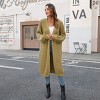 Women's Oversized Long Open Front Cardigan - Cupshe - 3 of 4