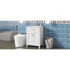 LOVMOR 24"Bathroom Vanity Combo with Ceramic sink, Luxurious Space-Saving Vanity - W24"*D18"*H34"inch, 2 Soft-Close Doors - 2 of 2