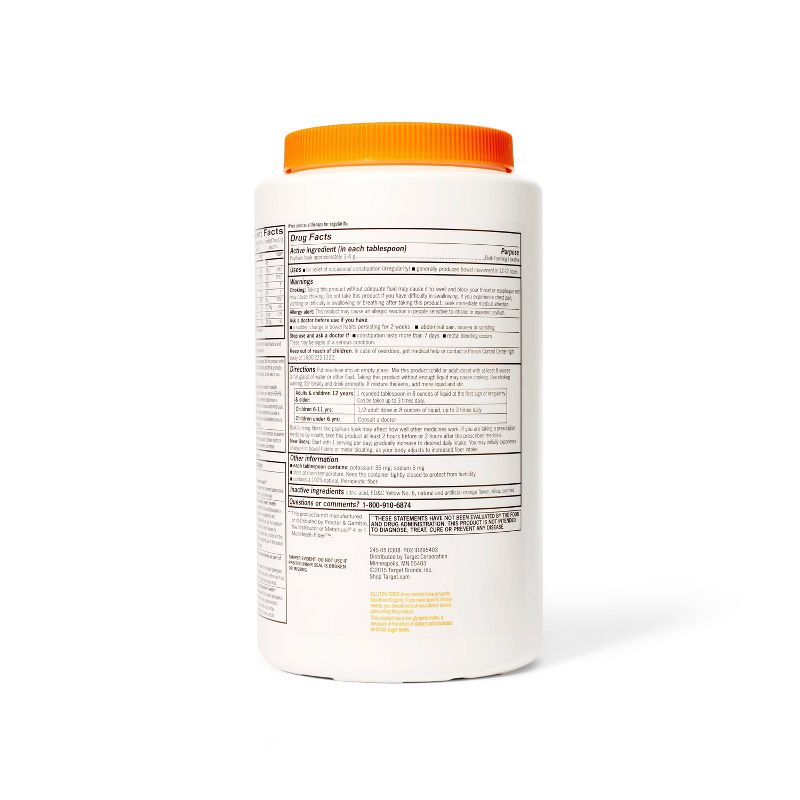 Fiber Therapy Laxative - Smooth Orange Flavor - 48.2oz - up &#38; up&#8482;, 4 of 6