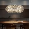 Rennnsan Brimly 34" W 20 - Light Sputnik Dandelion Wagon Wheel Crystal Modern Glam Dimmable Chandelier - 2 of 4